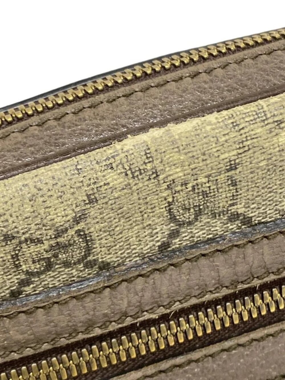 GUCCI Ophidia GG Small Messenger Bag 547926 Beige Ebony Dark Brown PVC Leather - Picture 13 of 16